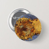 Twee sneeuwbloemen door Vincent van Gogh Ronde Button 5,7 Cm (Voorkant /achterkant)