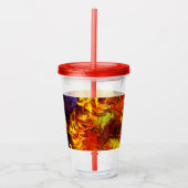 Twee sneeuwbloemen Van Gogh Acryl Drinkbeker (Voorkant)