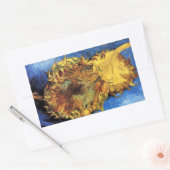 Twee sneeuwbloemen van Gogh Fine Art Rechthoekige Sticker (Envelop)