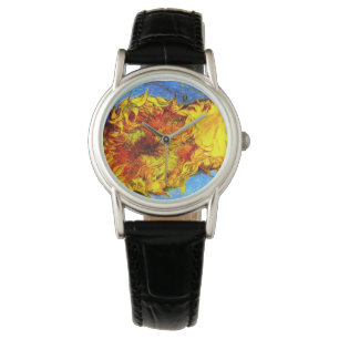 Twee sneeuwbloemen Van Gogh Horloge