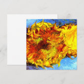 Twee sneeuwbloemen Van Gogh Kaart (Voorkant / Achterkant)