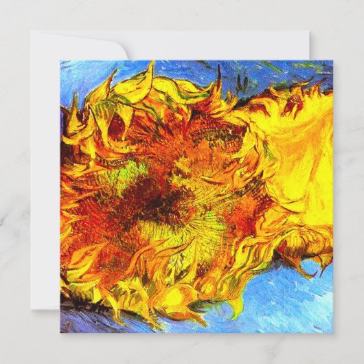 Twee sneeuwbloemen Van Gogh Kaart (Voorkant)
