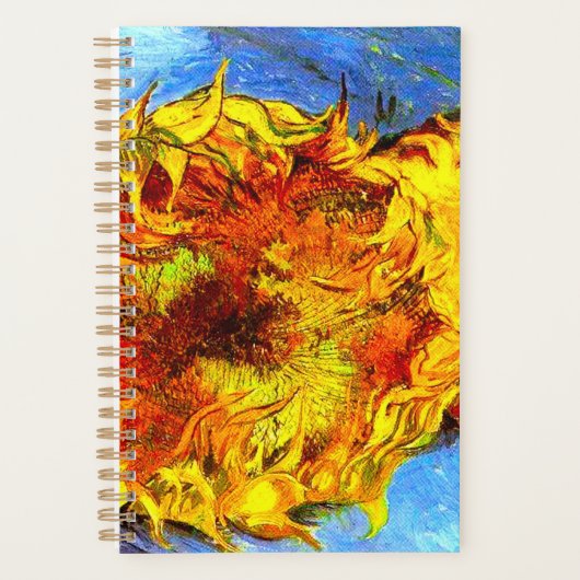 Twee sneeuwbloemen Van Gogh Planner (Voorkant)