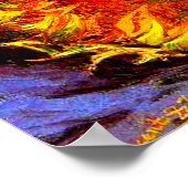 Twee sneeuwbloemen Van Gogh Poster (Hoek)