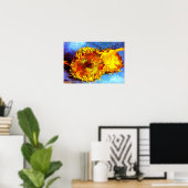 Twee sneeuwbloemen Van Gogh Poster (Thuiskantoor)