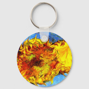 Twee sneeuwbloemen Van Gogh Sleutelhanger