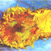 Twee sneeuwbloemen Van Gogh Sticker (Voorkant)