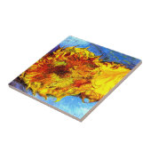 Twee sneeuwbloemen Van Gogh Tegeltje (Zijkant)