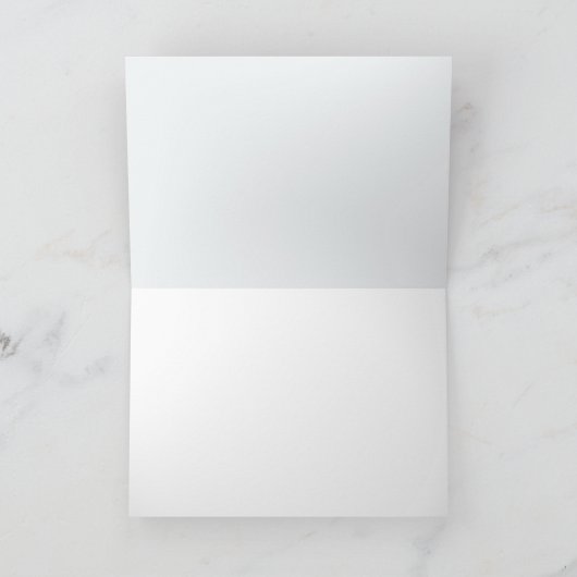 Twee sneeuwpoppen Waterverf Magic Winter Scene Hol Feestdagen Kaart (Binnen)