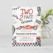 Twee Snel 2 Nieuwsgierig Race Auto Jongen 2de Verj Kaart (Staand voorkant)