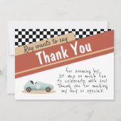 Twee Snel Autothema Uniek Geel Rood Zwart Uitnodig Kaart (Voorkant)