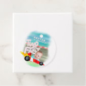 Twee snel bedankjes labels (In situ)