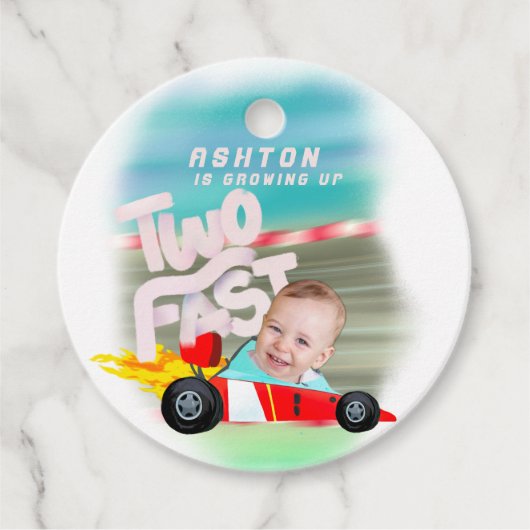 Twee snel bedankjes labels (Voorkant)