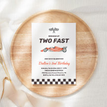 Twee Snel Race Car 2nd Boy's Birthday Party