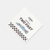 Twee Snel Race Car 2nd Boy's Birthday Party Servet (Hoek)