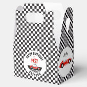 Twee Snel Race Car Boy 2e verjaardag Bedankdoosjes (Geopend)