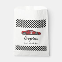 Twee Snel Race Car Boy 2e verjaardag