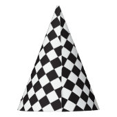 Twee Snel Race Car Boy 2e verjaardag Feesthoedjes (Achterkant)