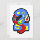 Twee Snel Race Car Boy 2e verjaardag Kaart (Achterkant)