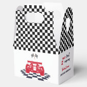 Twee snelle 2 nieuwsgierige tweede kinderverjaarda bedankdoosjes (Geopend)