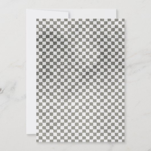 Twee snelle 2 nieuwsgierige uitnodiging van de ver (Achterkant)