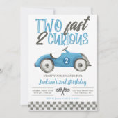 Twee snelle 2 nieuwsgierige uitnodiging van de ver (Voorkant)