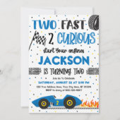 Twee snelle 2 nieuwsgierige uitnodiging van de ver (Voorkant)