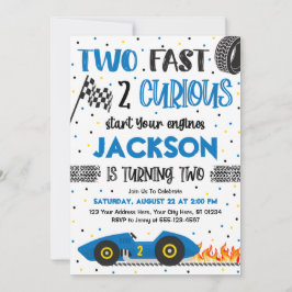 Twee snelle 2 nieuwsgierige uitnodiging van de ver