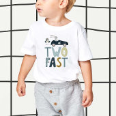 Twee snelle 2de verjaardag van Toddler Tshirt