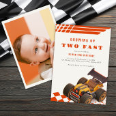 Twee snelle 2e Boy Race auto verjaardagsfeestje Kaart