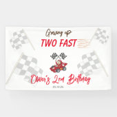 Twee snelle 2e verjaardag banner (Horizontaal)