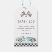 Twee snelle 2e verjaardag cadeaulabel (Voorkant)