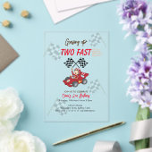 Twee snelle 2e verjaardag opgroeien acryl uitnodigingen (Insitu (Huwelijk))