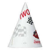 Twee snelle 2e verjaardag opgroeien feesthoedjes (Links)