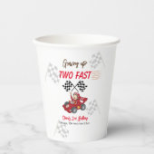 Twee snelle 2e verjaardag opgroeien papieren bekers (Voorkant)