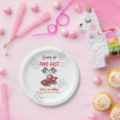 Twee snelle 2e verjaardag opgroeien papieren bordje (Feest)