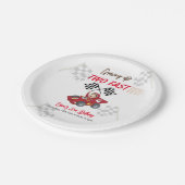 Twee snelle 2e verjaardag opgroeien papieren bordje (Gekanteld)