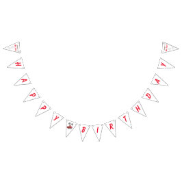 Twee snelle 2e verjaardag opgroeien vlaggetjes