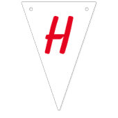 Twee snelle 2e verjaardag opgroeien vlaggetjes (Tweede vlag)