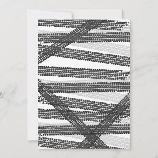 Twee snelle 2e verjaardag van de Groene Race-autop Kaart (Achterkant)