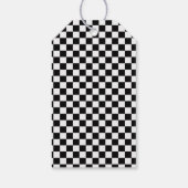 Twee snelle auto race jongen 2e verjaardag dank u cadeaulabel (Achterkant)