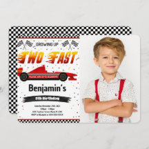 Twee snelle foto-uitnodiging