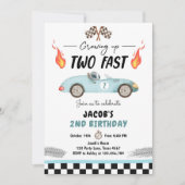 Twee snelle geboortecirkel op 2e verjaardag kaart (Voorkant)