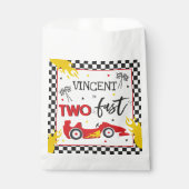 Twee snelle geboortecirkel op de tweede verjaardag bedankzakje (Voorkant)