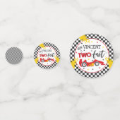 Twee snelle geboortecirkel op de tweede verjaardag confetti (Voorkanten)