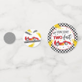 Twee snelle geboortecirkel op de tweede verjaardag confetti (Achterkanten)