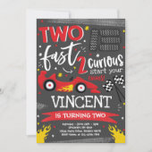 Twee snelle geboortecirkel op de tweede verjaardag kaart (Voorkant)