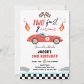 Twee snelle geboortecirkel op de tweede verjaardag kaart (Voorkant)