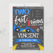 Twee snelle geboortecirkel op de tweede verjaardag kaart (Voorkant)