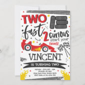 Twee snelle geboortecirkel op de tweede verjaardag kaart (Voorkant)